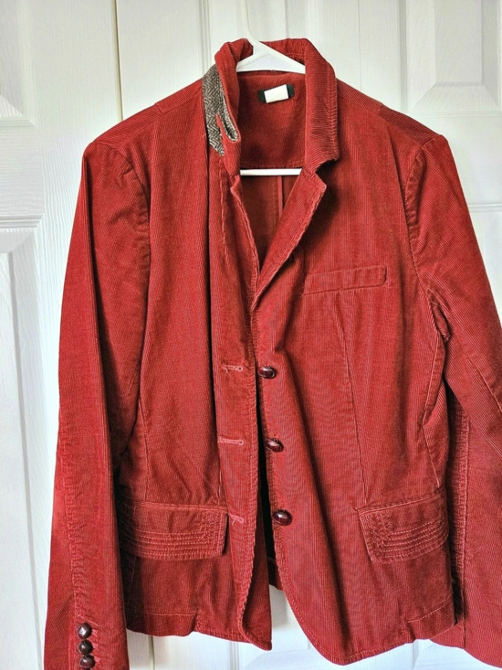 J.Crew Corduroy Blazer in Rust Size Large